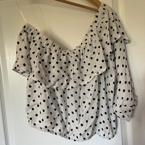 Monk & Lou one sleeve polka dot shirt - Picture 3 of 5